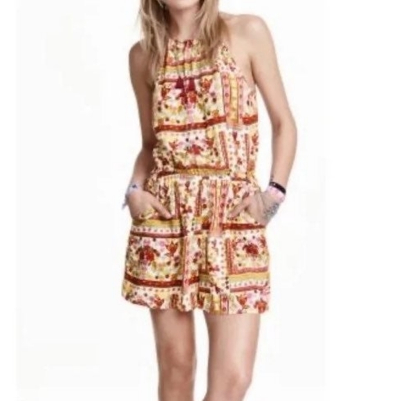 Paisley floral Coachella romper - Picture 1 of 6